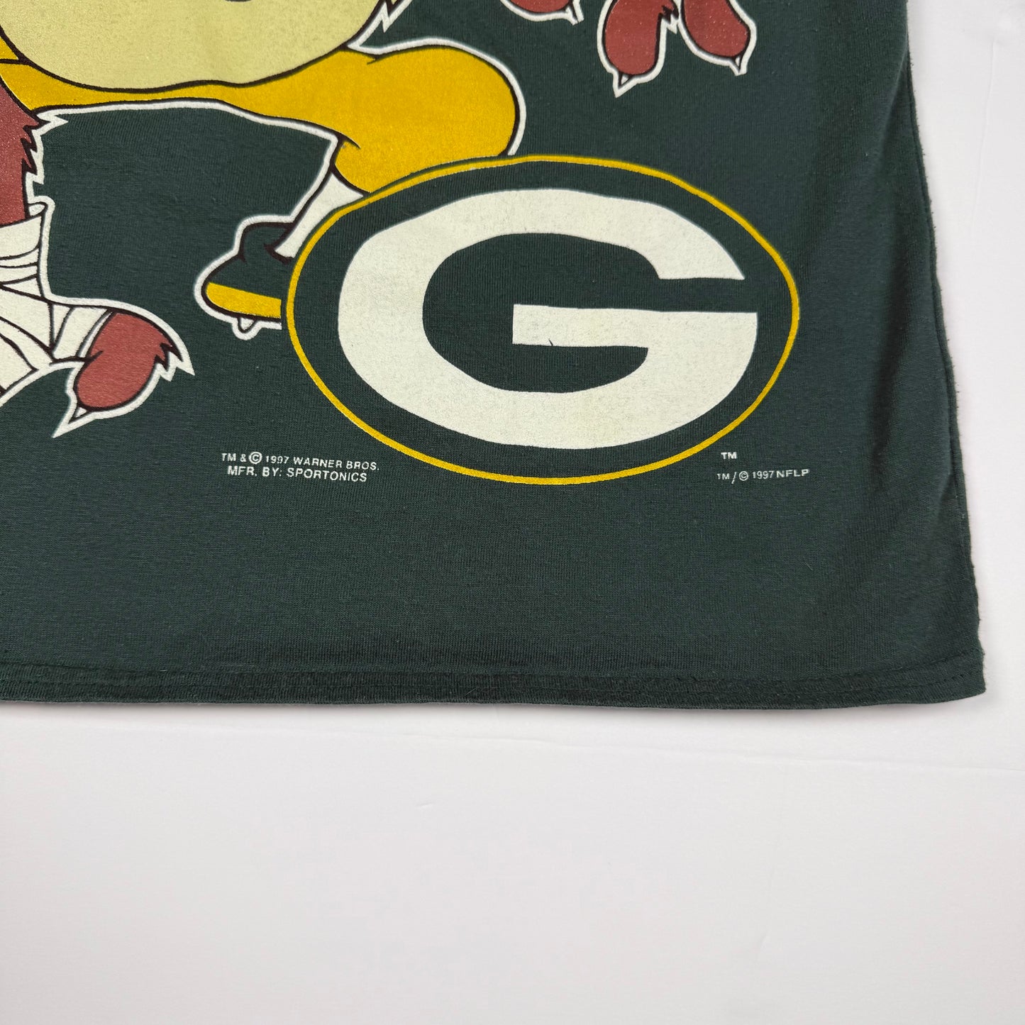 Vintage 1997 Taz Green Bay Packers T-Shirt - Youth 6/7