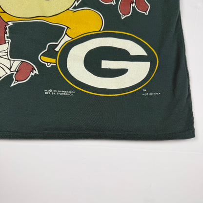 Vintage 1997 Taz Green Bay Packers T-Shirt - Youth 6/7