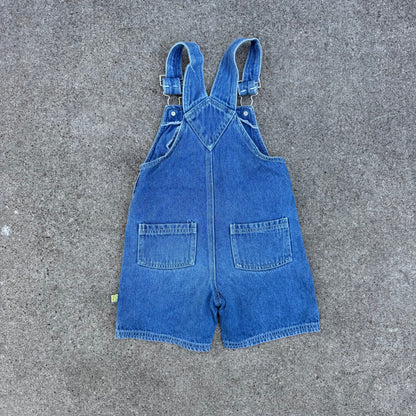 Vintage Y2K Blues Clues Baseball Denim Overalls - 4T