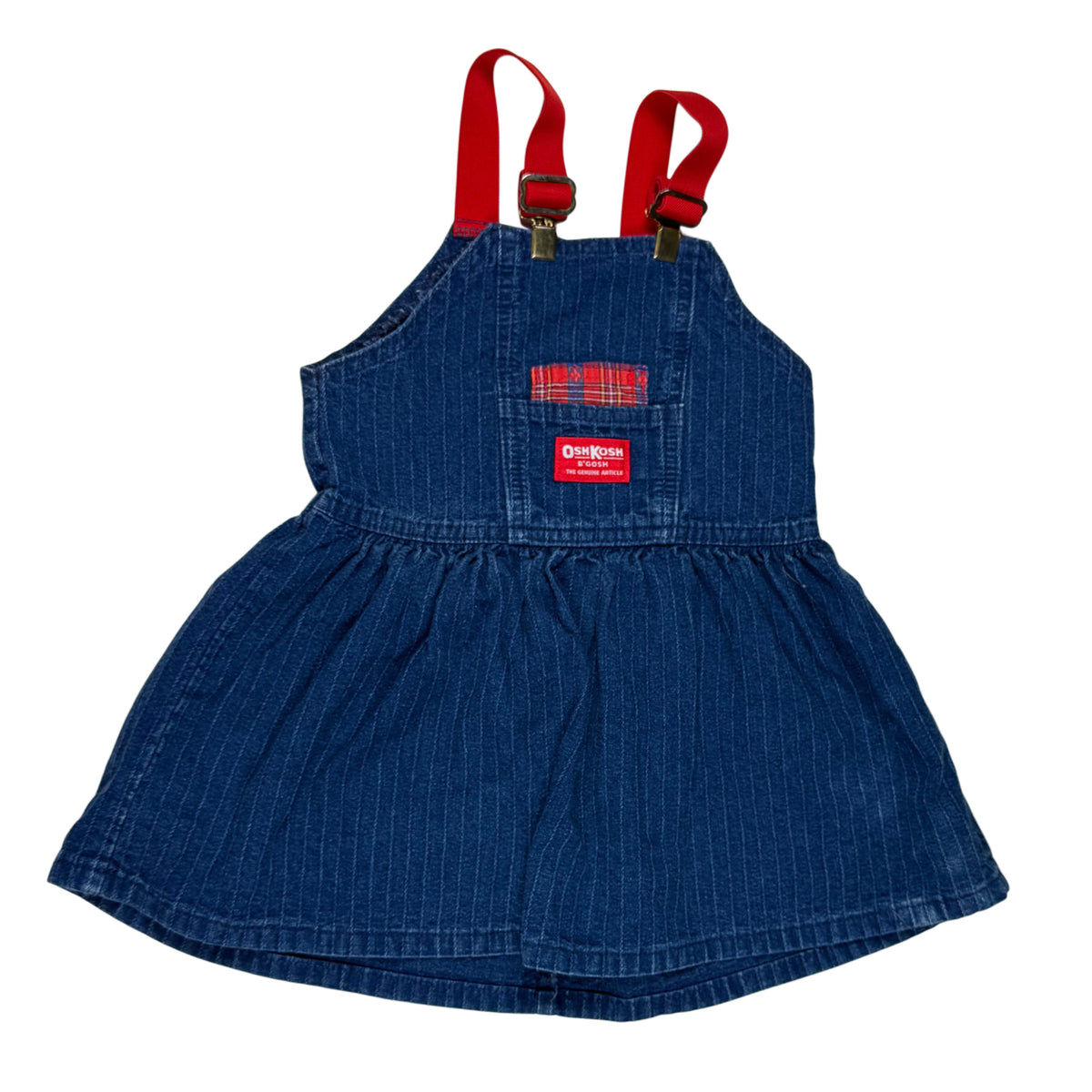 Vintage Oshkosh B'Gosh Cat Denim Dress - 4T
