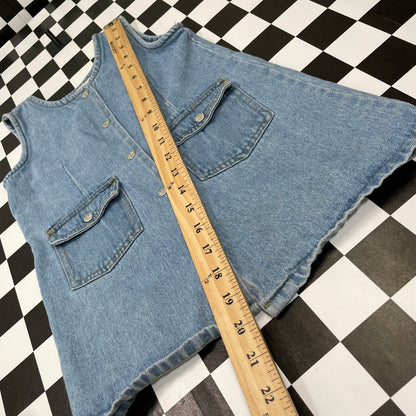 Vintage Light Wash Denim Dress - 4T