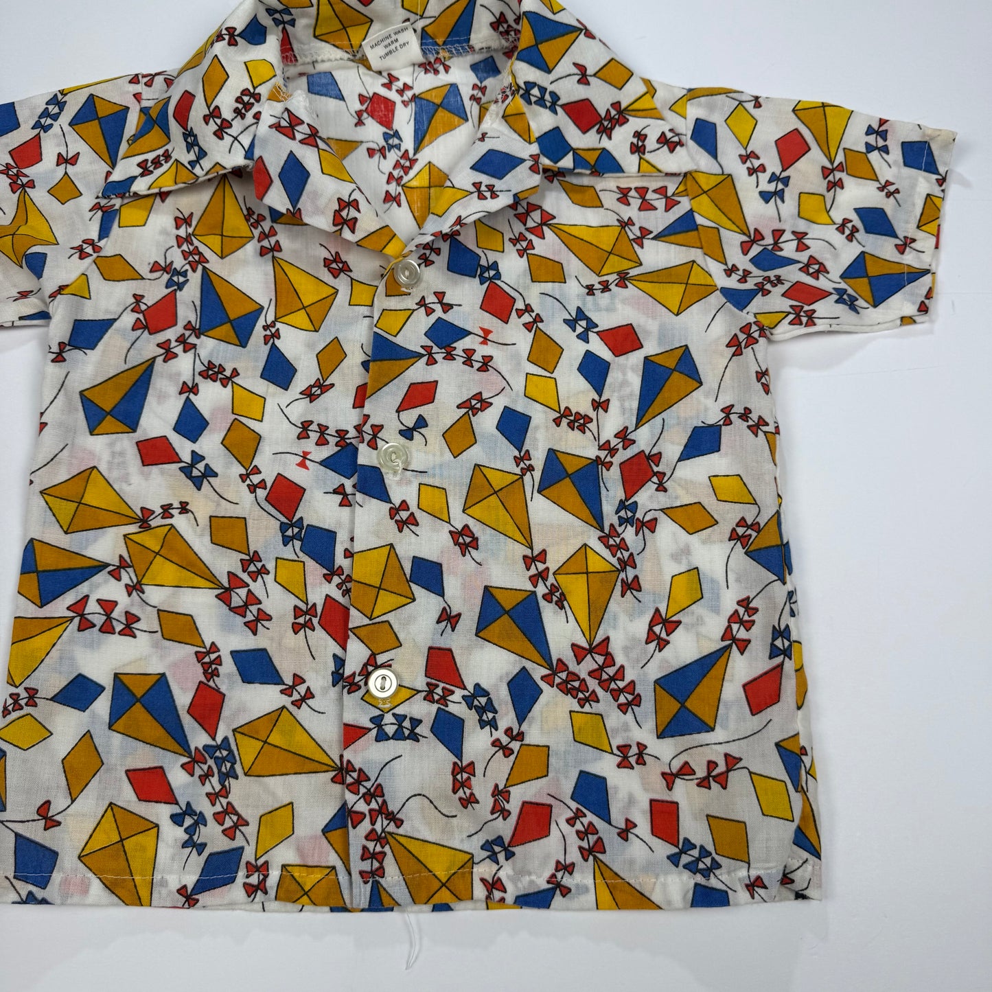 Vintage Sears Kite Button Down Shirt - 2T