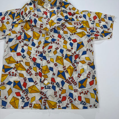 Vintage Sears Kite Button Down Shirt - 2T