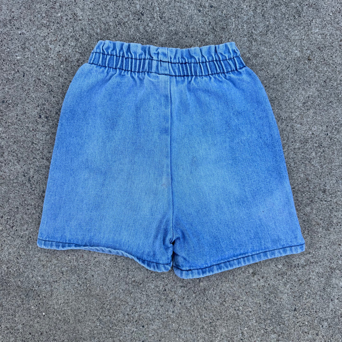 Vintage Basic Editions Paper Bag Denim Shorts - 4T