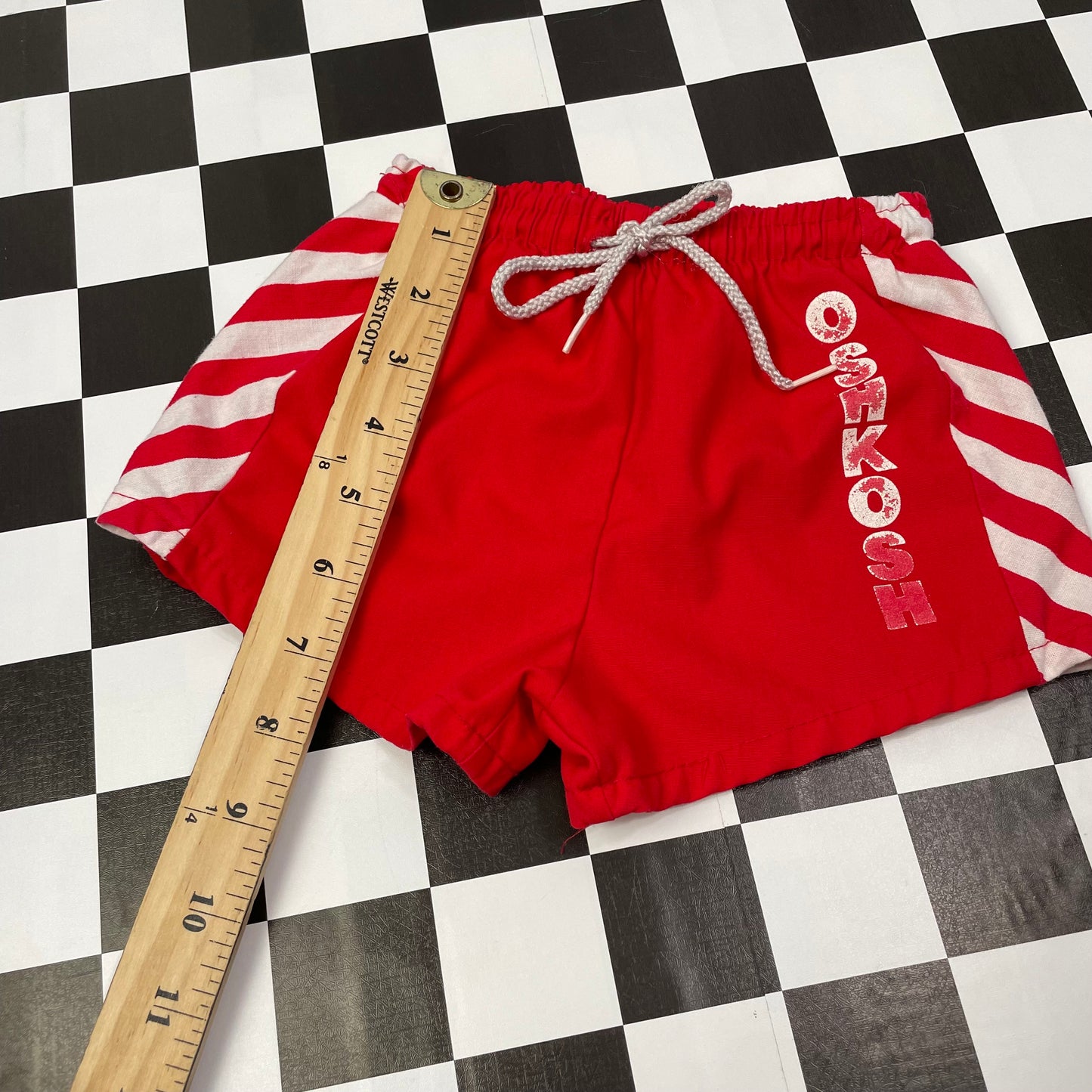 Vintage 1980's/1990's Red Oshkosh B'Gosh Swim Shorts - 12/18 Months