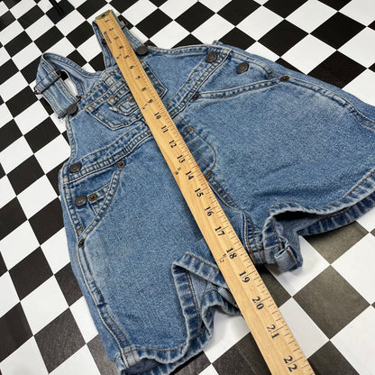 Vintage Y2K Levi's Denim Shortalls - 2T