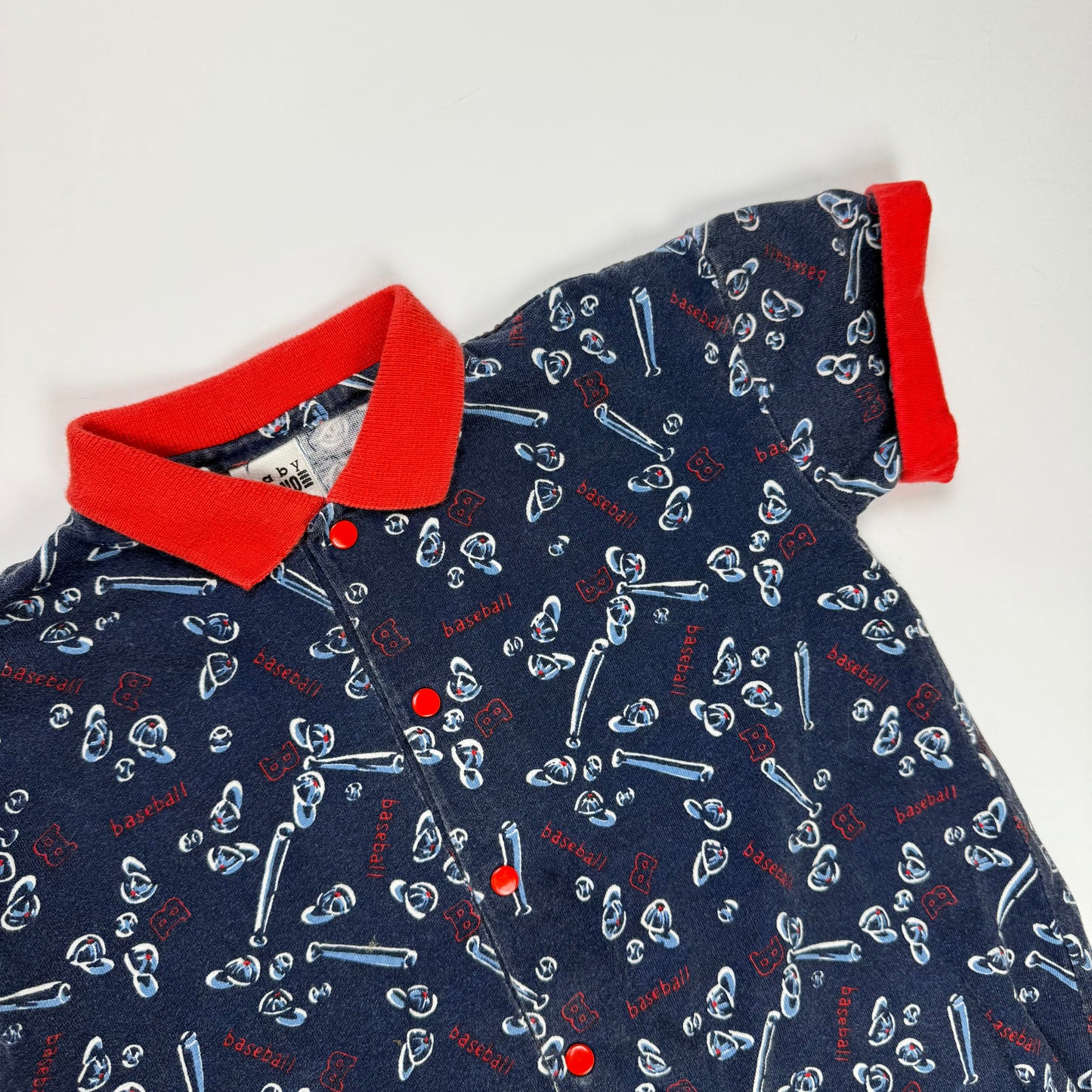 Vintage Baby Gitano Baseball Romper - 24 Months