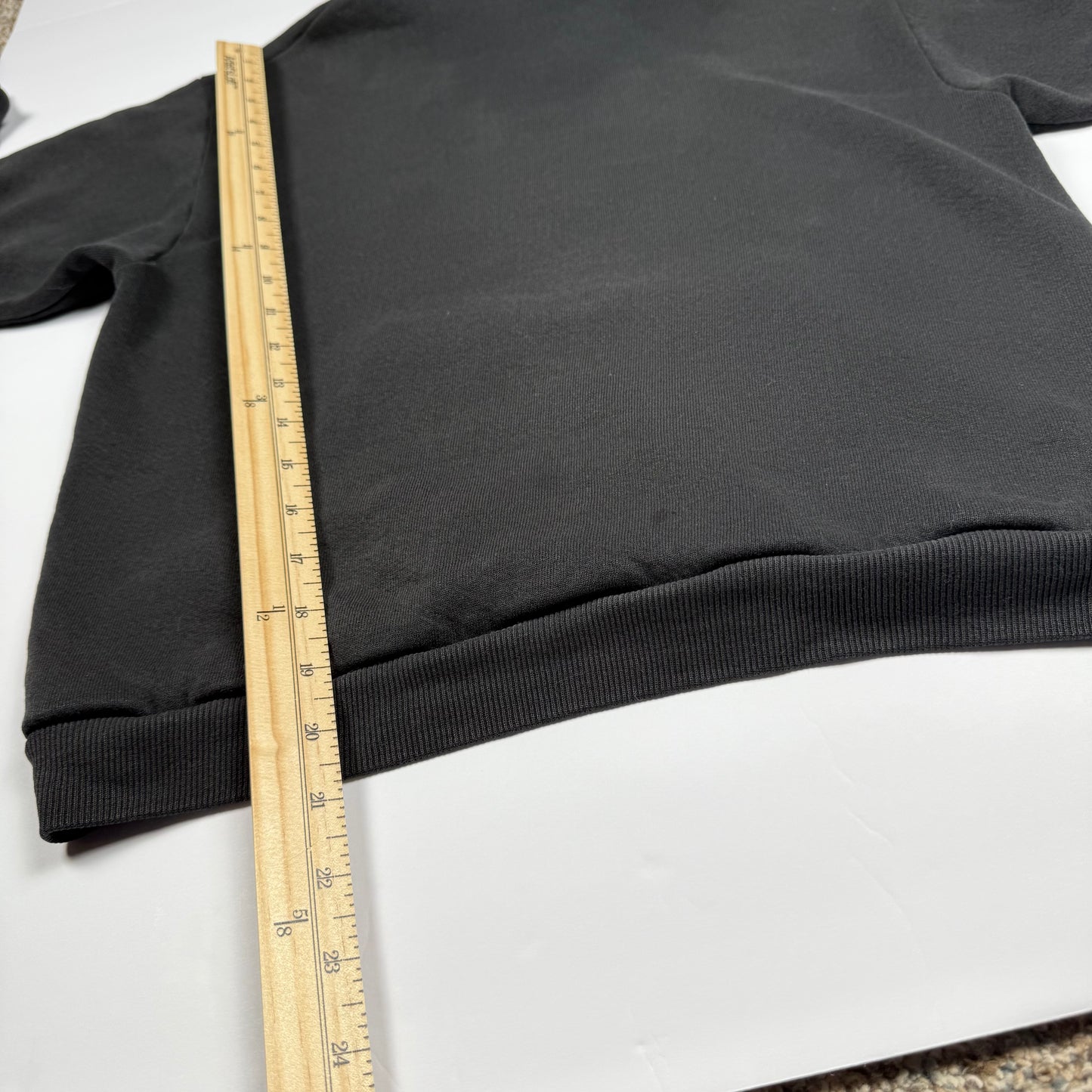Vintage 1990's Nike Faded Black Hoodie Sweatshirt - Youth Medium