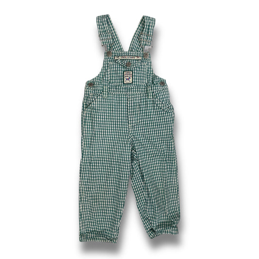 Vintage Little Arizona Gingham Overalls - 4T