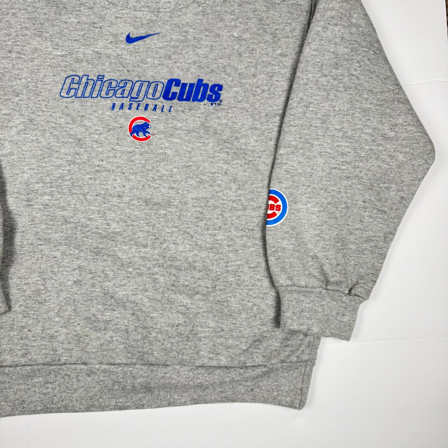 Y2K 2003 Chicago Cubs Nike Crewneck Sweatshirt - Youth Small