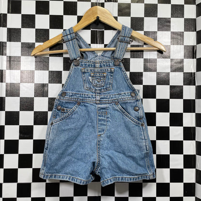 Vintage Y2K Levi's Denim Shortalls - 2T