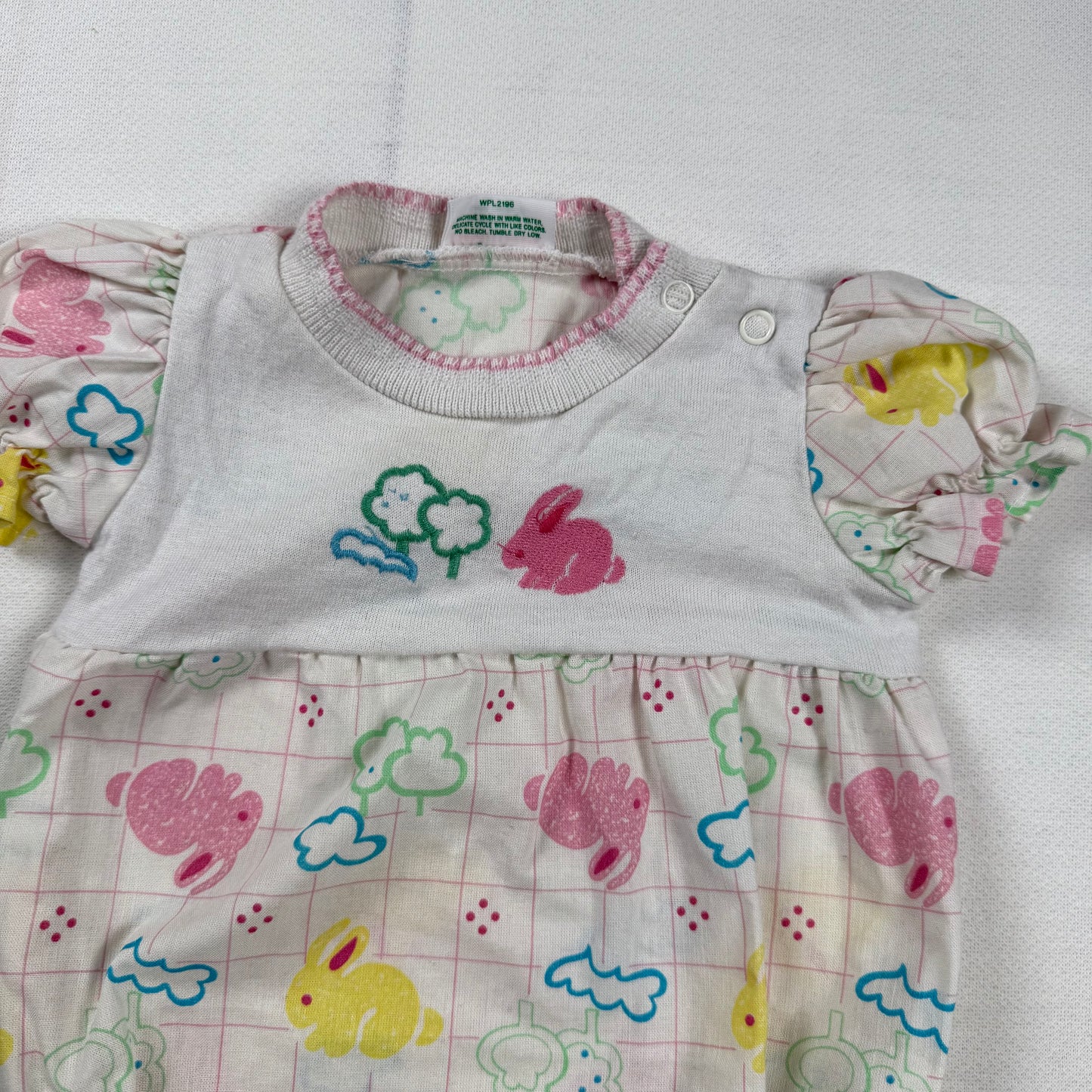 Vintage Health-Tex Bunny Easter Romper - 9 Months