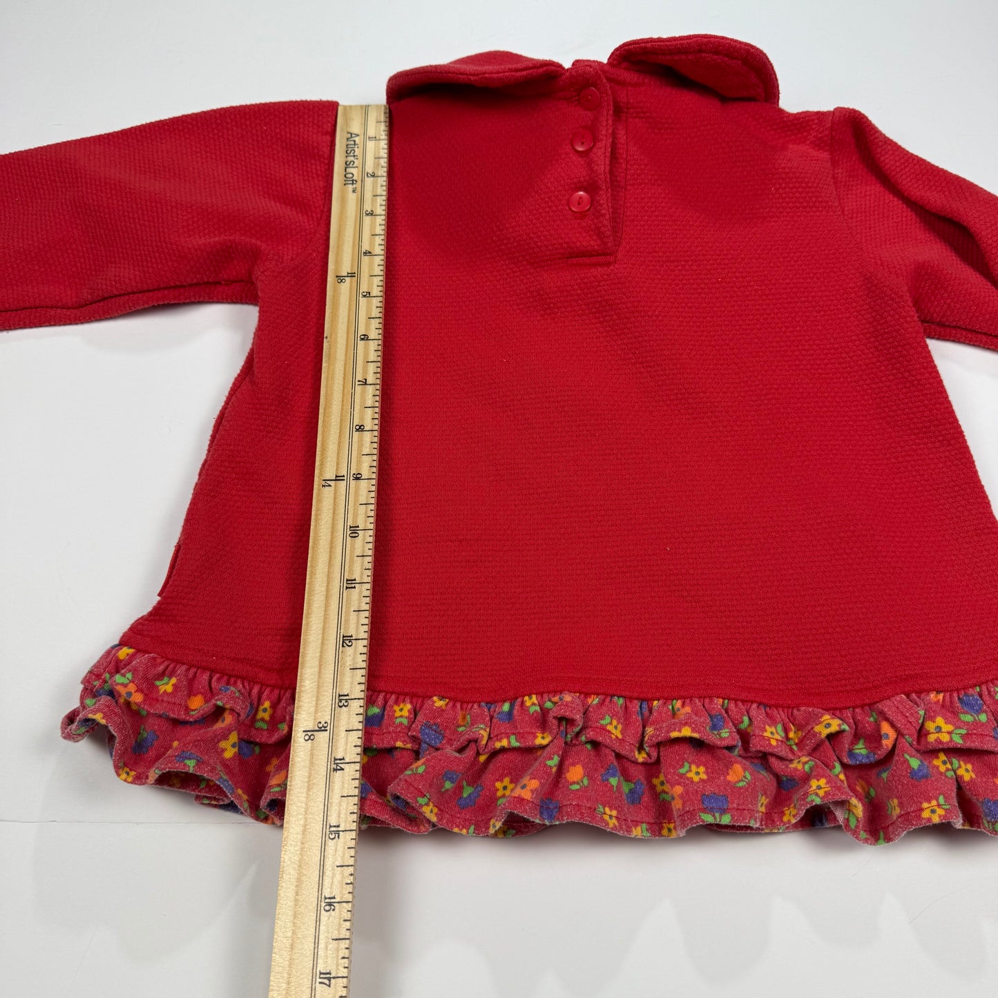 Vintage Elmo Flower Collared Sweatshirt Shirt - 4T