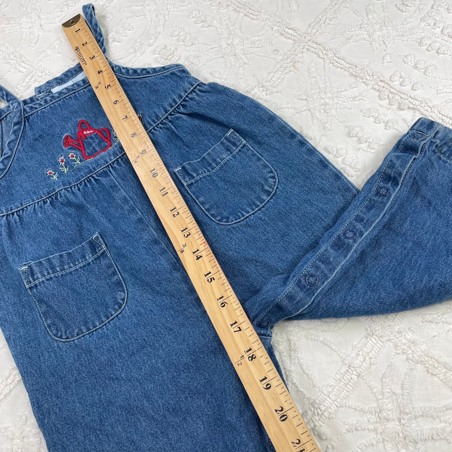 Y2K Cherokee Denim Romper - 18 Months