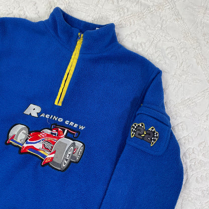 Vintage Racing Crew Half Zip Fleece Sweatshirt - 5T