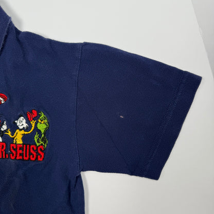 Vintage Y2K Dr Suess Cat in the Hat Polo - 4T