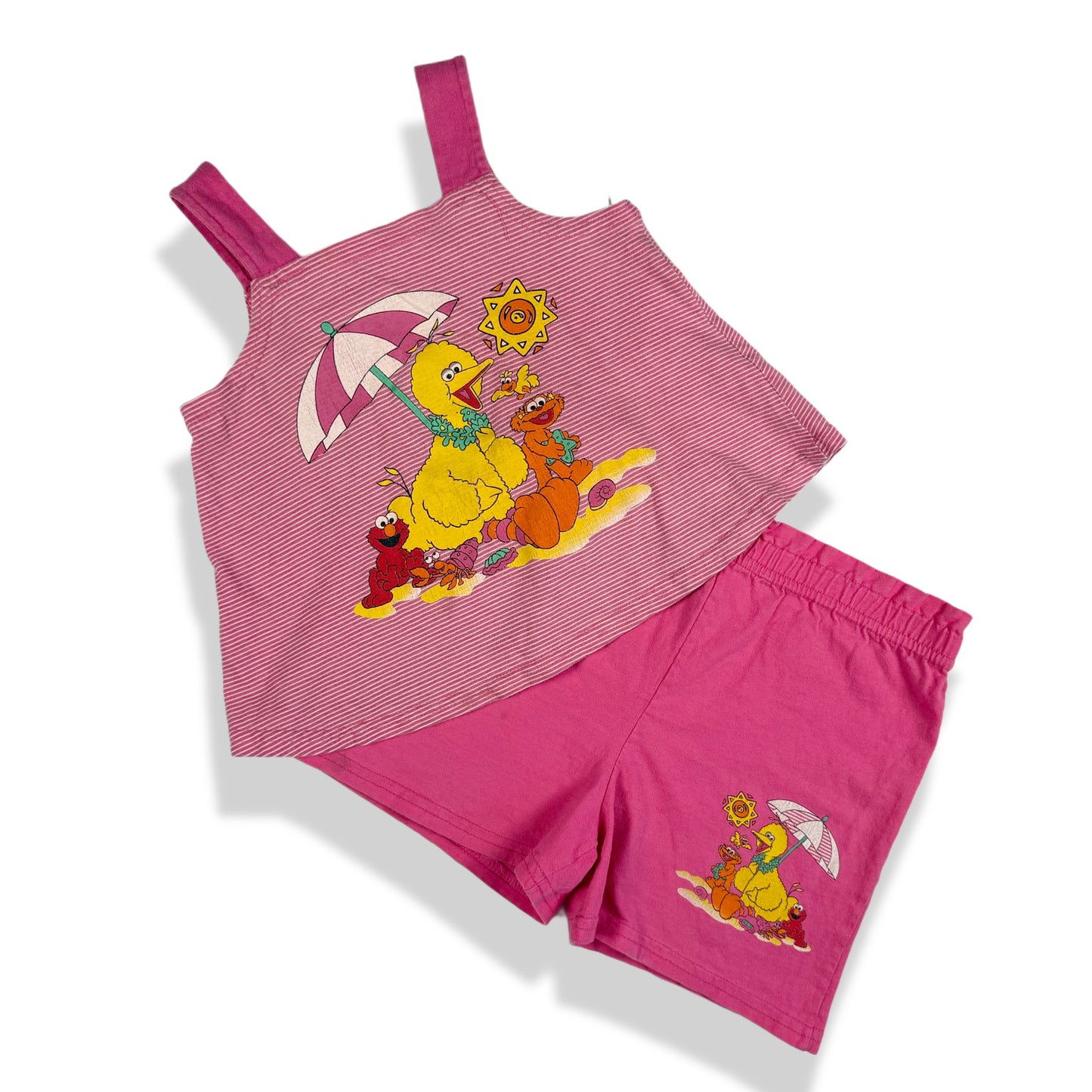 Vintage 1990's Sesame Street Beach Two Piece Set - 2T