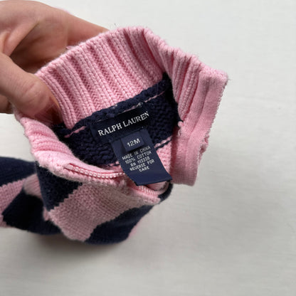 Y2K Ralph Lauren Knit Baby Sweater - 12 Months