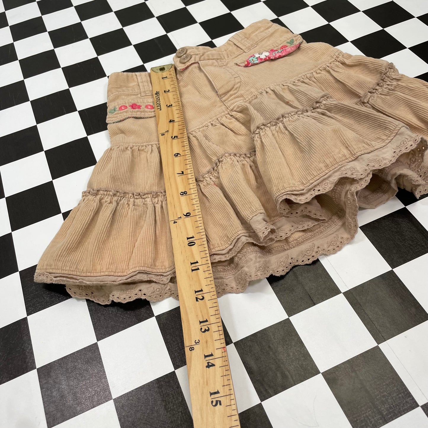 Y2K Oshkosh Corduroy Skirt - 3T