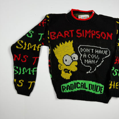 Vintage 1990 Simpsons Hot Cashew Sweater NWT - 4/5T