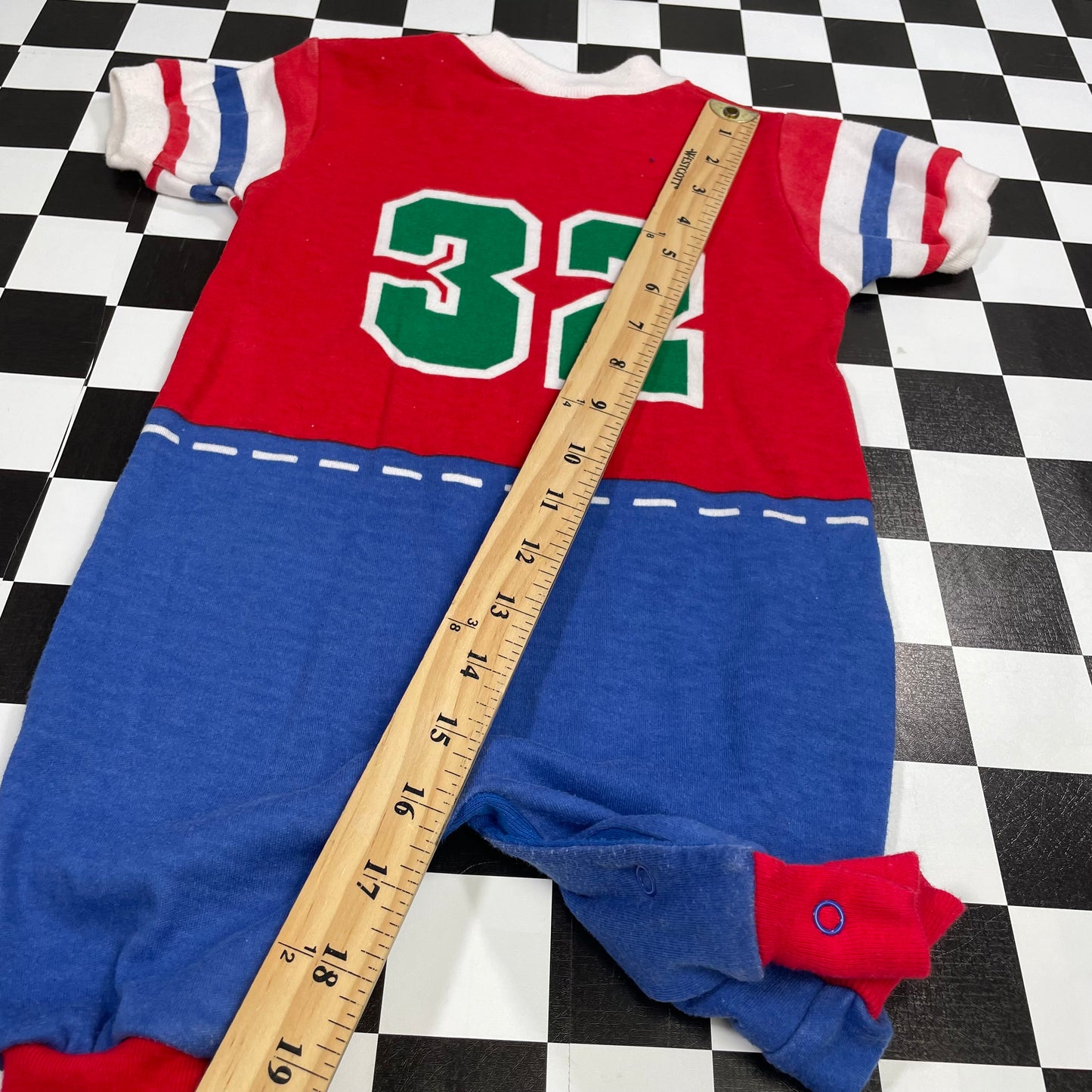 Vintage Basketball AOP Romper - 0/6 Months