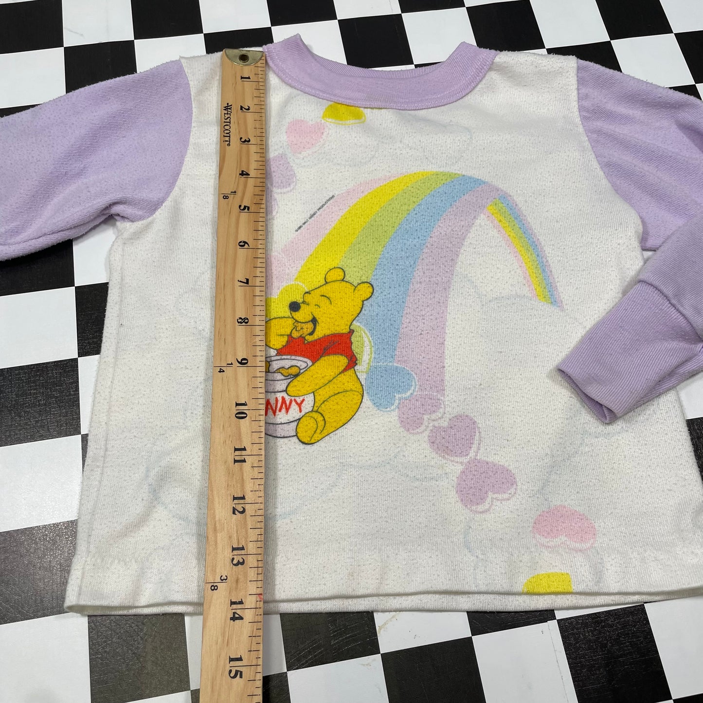 Vintage 1980's Winnie the Pooh Long Sleeved Pajama Shirt - 2/3T