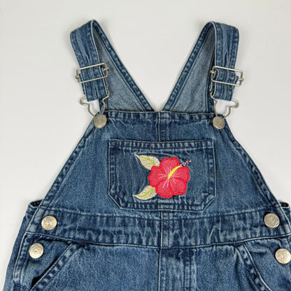 Y2K Hawaiian Beach Shortalls - 18 Months
