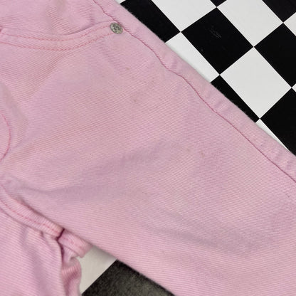 Vintage Lee Rider Light Pink Jeans - 12 Months