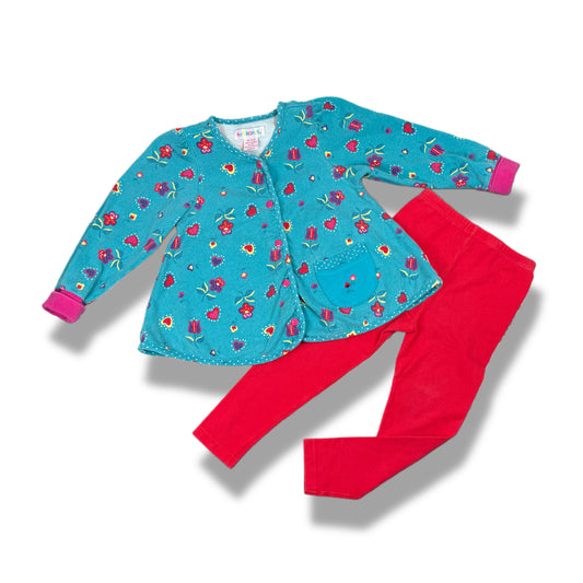 Vintage Gymboree Tulip Flower Two Piece Set - Medium
