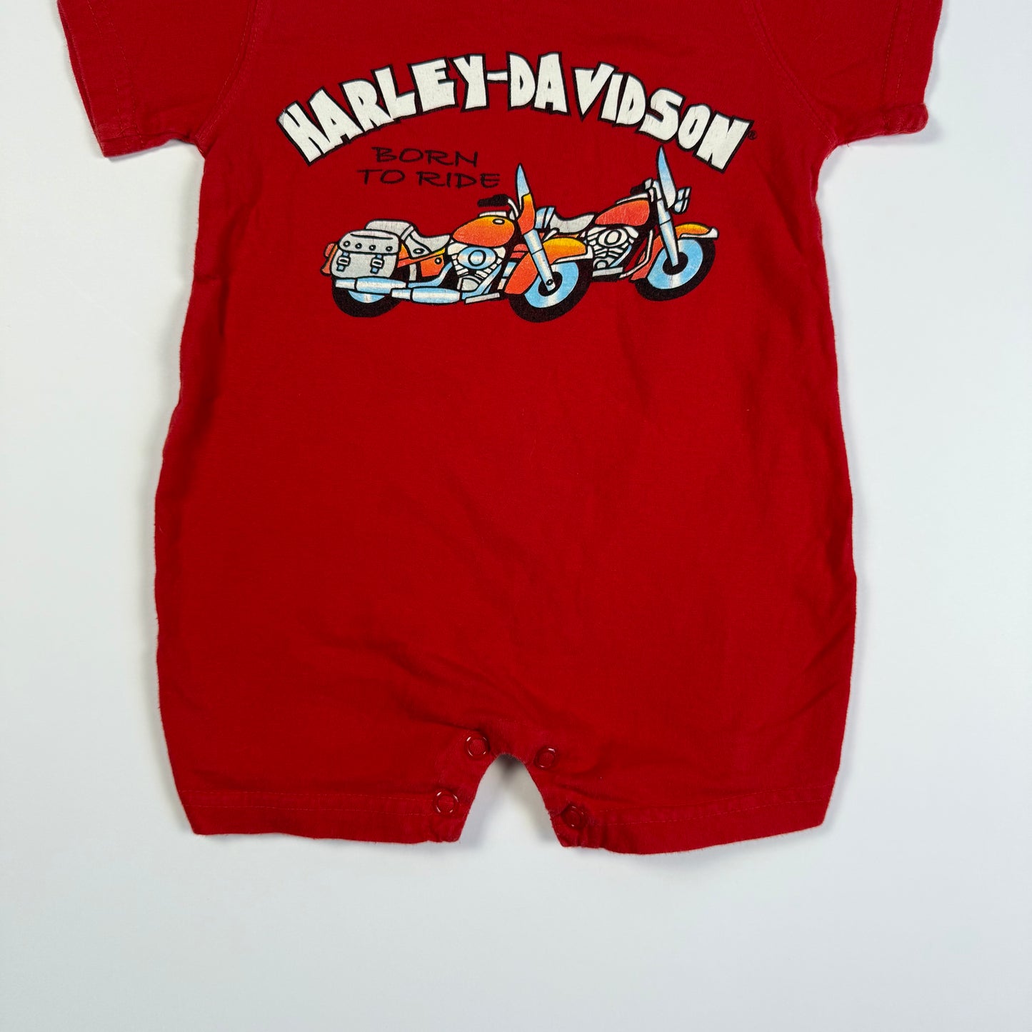 Y2K 2000's Harley Davidson Romper - 12 Months