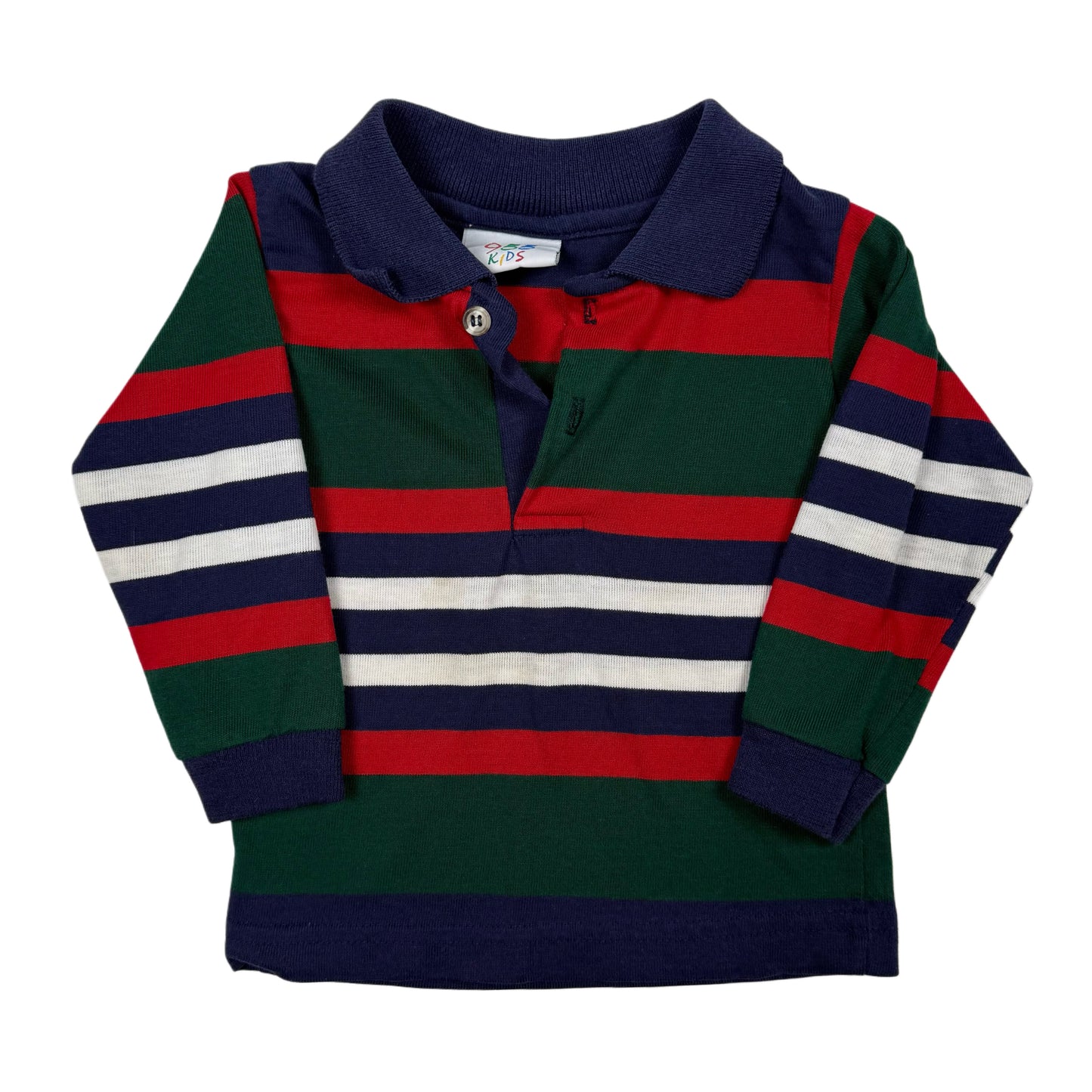 Vintage Striped Collared Shirt - 12 Months