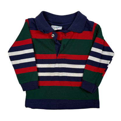 Vintage Striped Collared Shirt - 12 Months