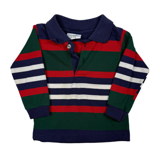 Vintage Striped Collared Shirt - 12 Months