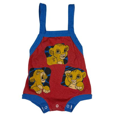 Vintage 1990's Lion King Simba Romper - 12 Months