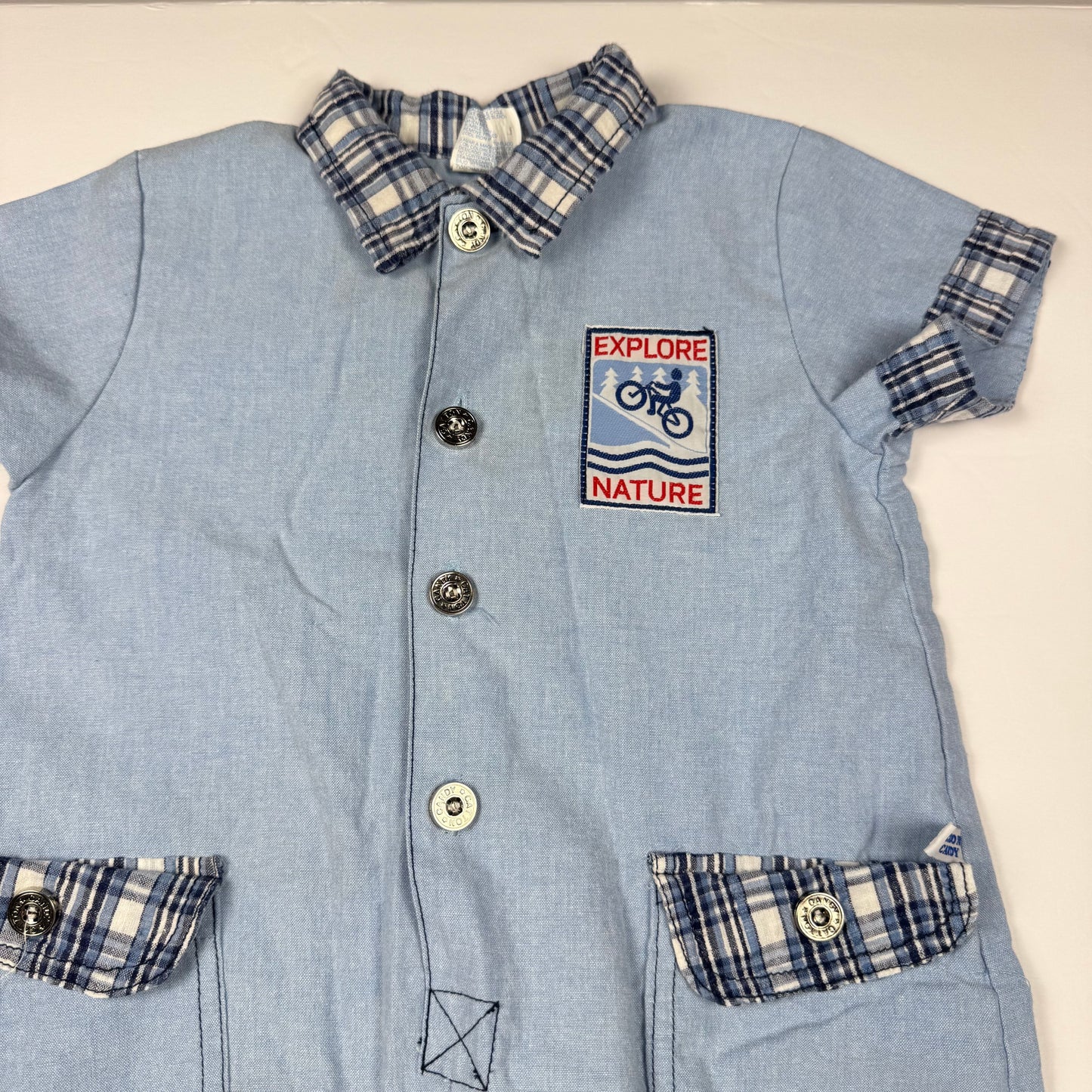 Vintage Explore Nature Romper - 24 Months