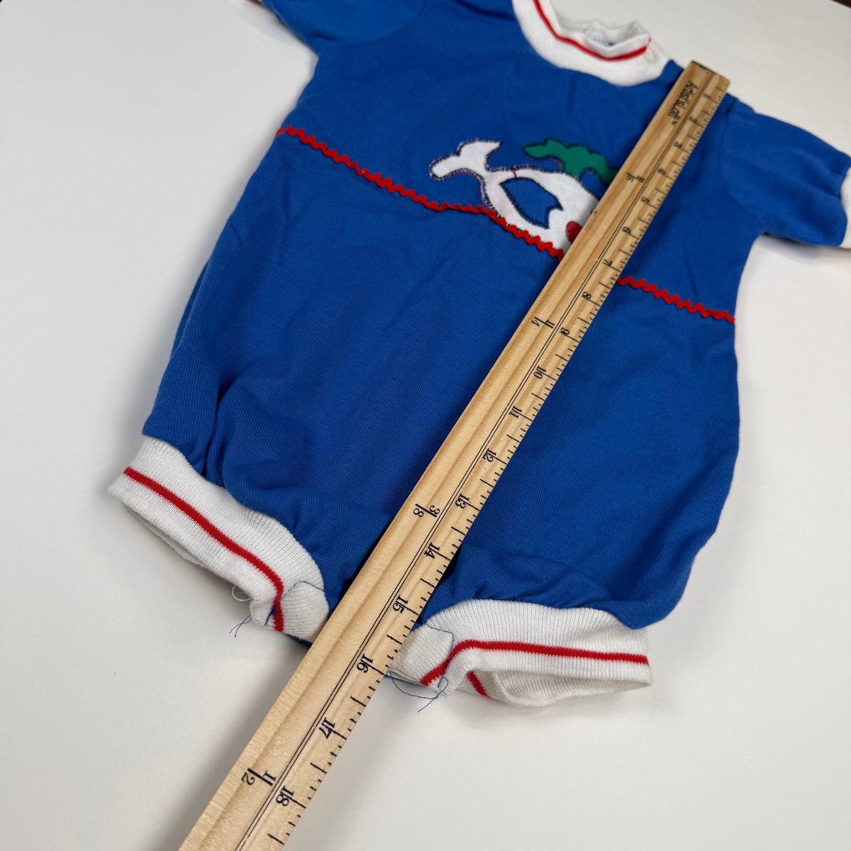 Vintage 1980's Health-Tex Whale Onesie - 18 Months