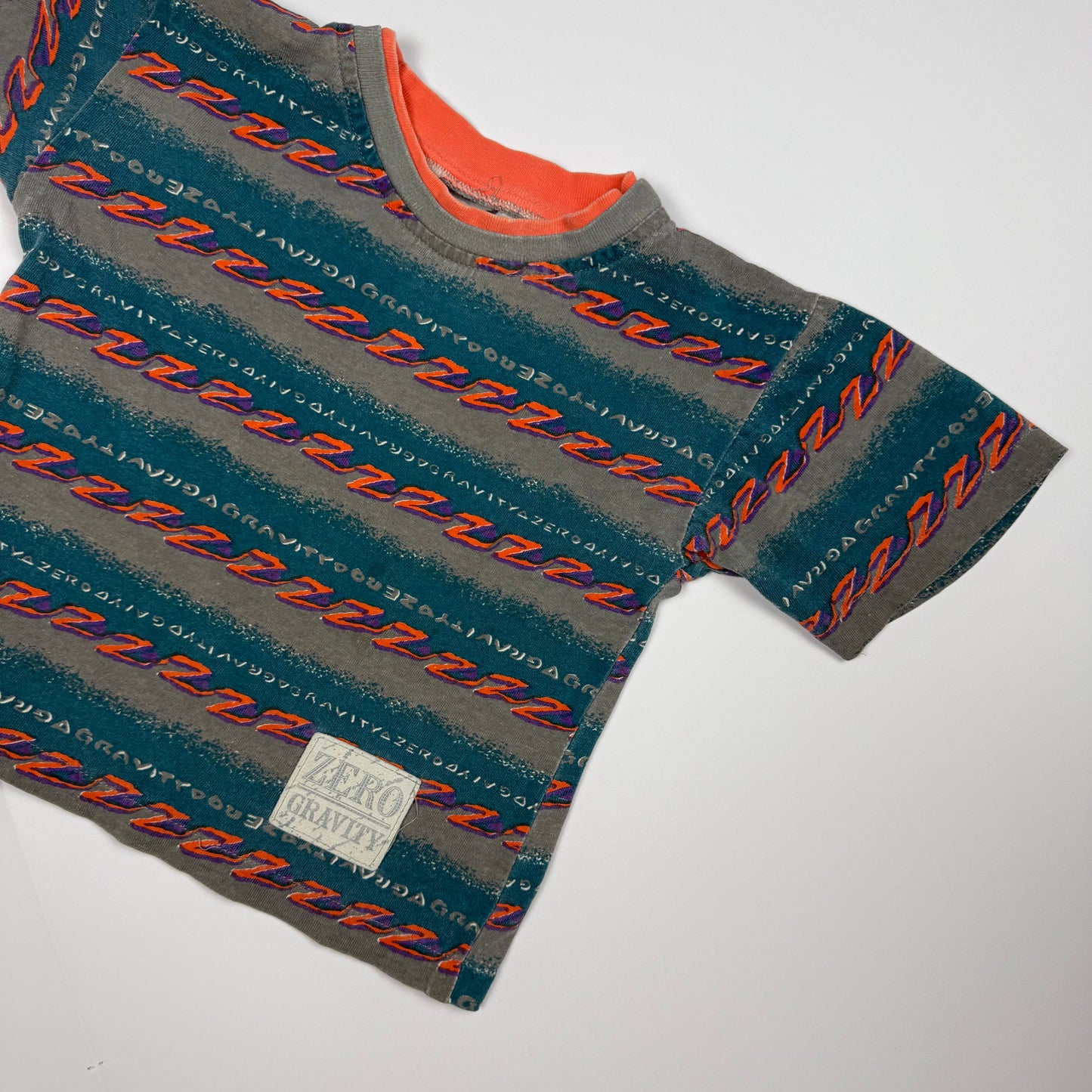 Vintage Zero Gravity Funky Print Surf T-Shirt - 2T