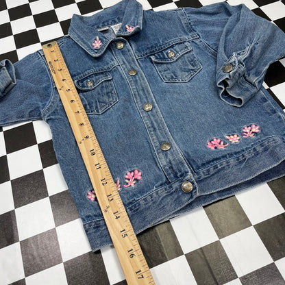 Y2K Arizona Floral Denim Jacket - 4T