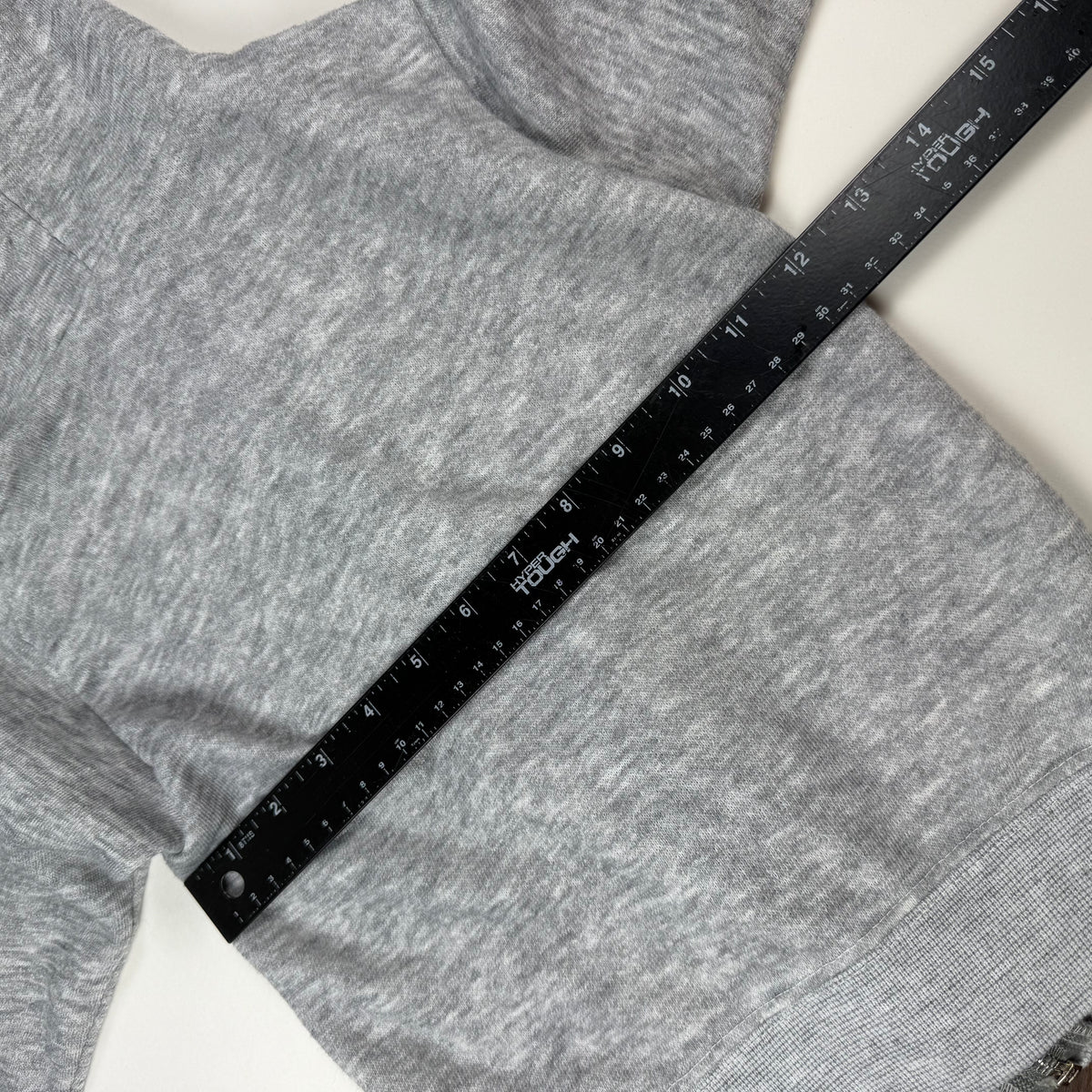 Vintage 1970's Grey Hooded Zip Up Sweatshirt - 2/3T