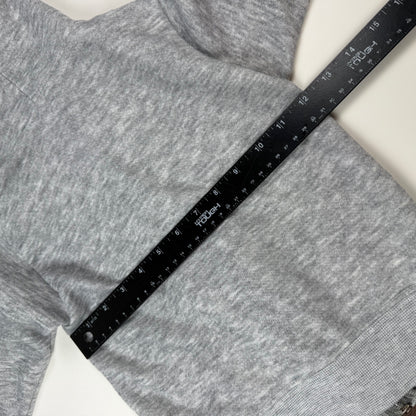 Vintage 1970's Grey Hooded Zip Up Sweatshirt - 2/3T