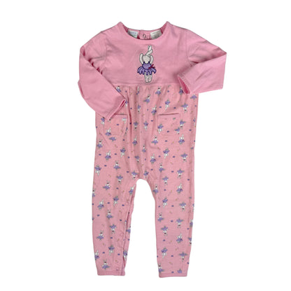 Vintage Simply Basic Ballerina Bunny Romper - 24 Months