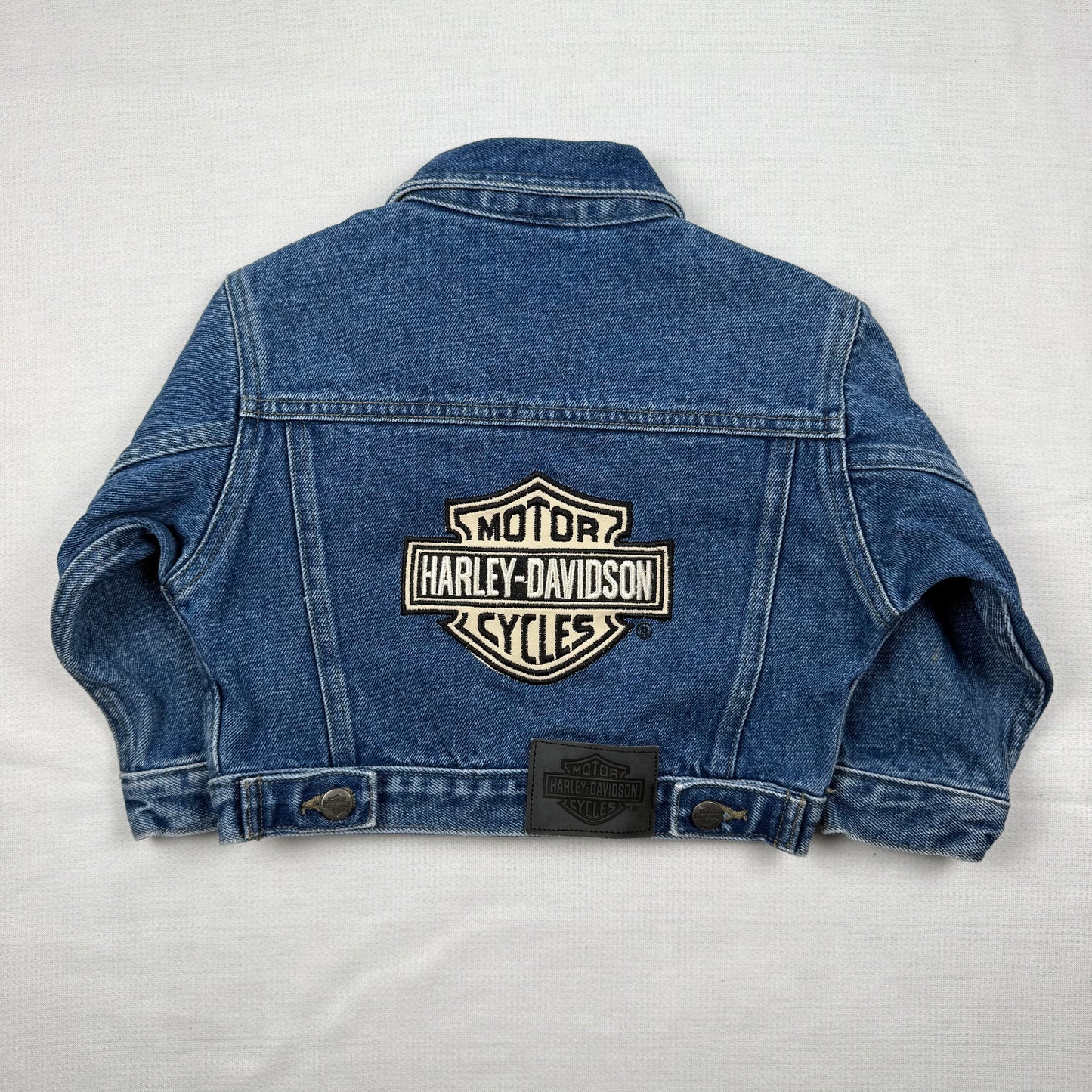 Vintage Y2K Harley Davidson Denim Jacket - Toddler 2T