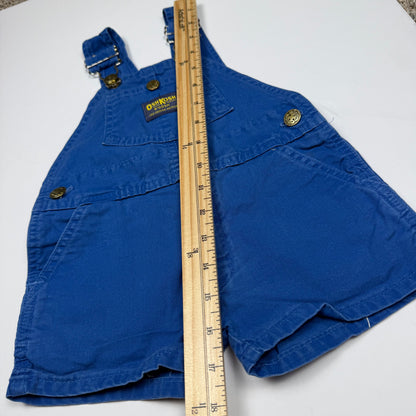 Vintage Oshkosh B'Gosh Blue Shortalls - 2T