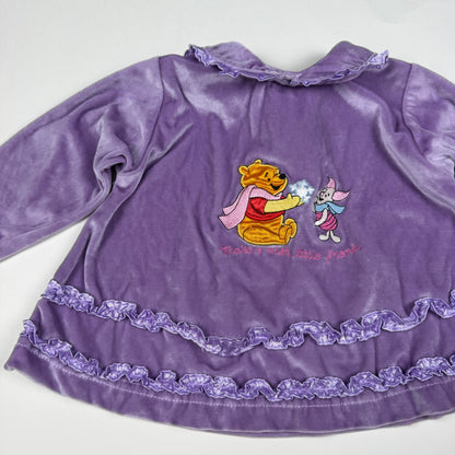 Vintage 1990's Winnie the Pooh Velour Shirt - 2T