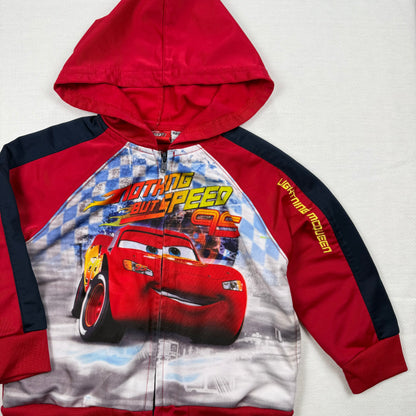 Y2K Cars Lightning McQueen Zip Up Sweatshirt - Baby 24 Months
