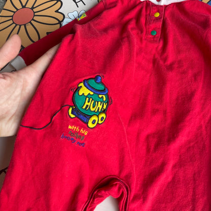 Vintage 1990's Winnie the Pooh Romper - 12 Months