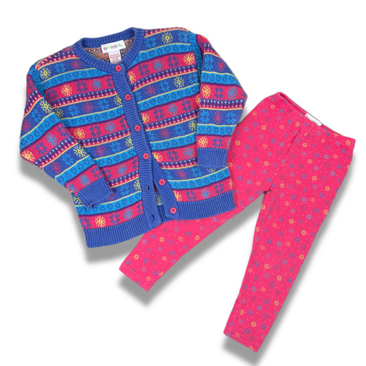 Vintage Gymboree Aspen Adventure Sweater and Leggings Set - Small