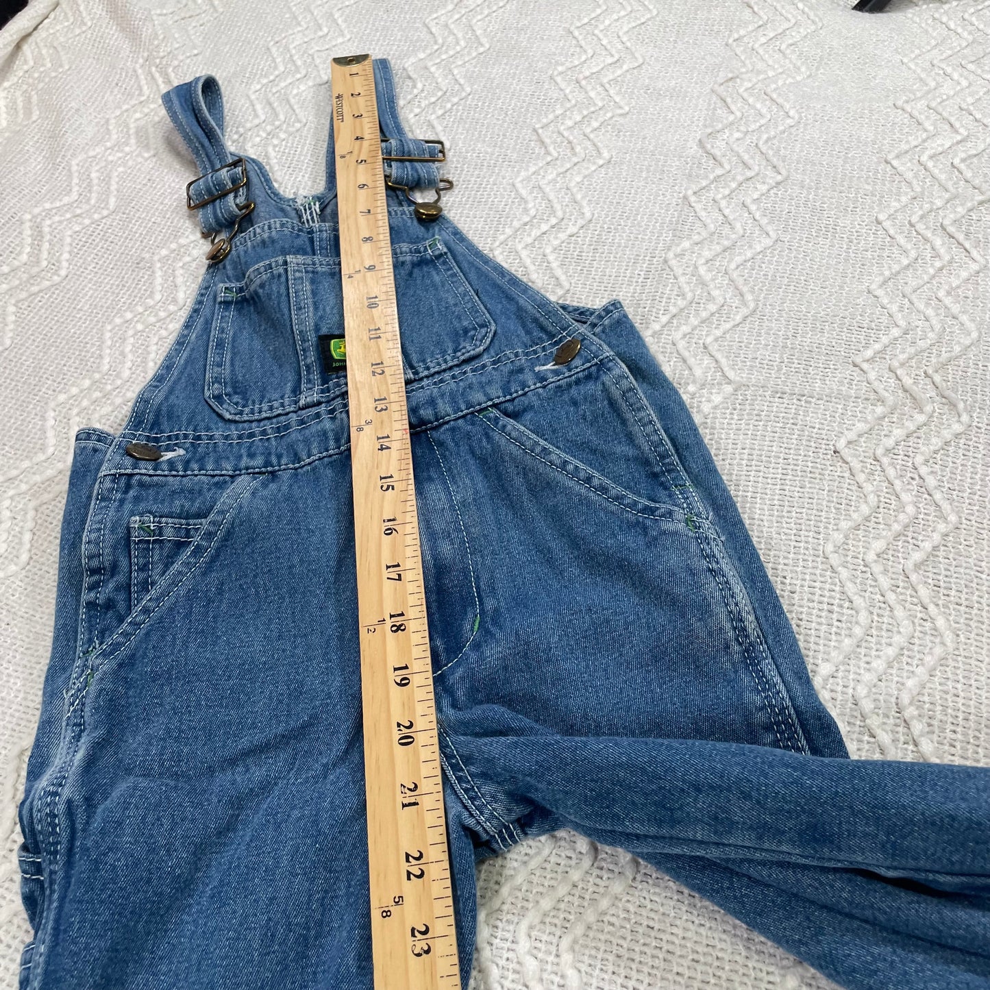 2000's John Deer Denim Overalls - 5T