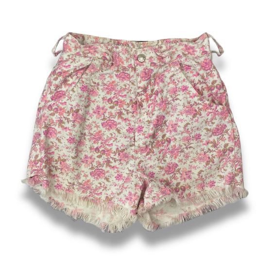 Vintage 1970's Pink Floral Shorts - Youth Medium