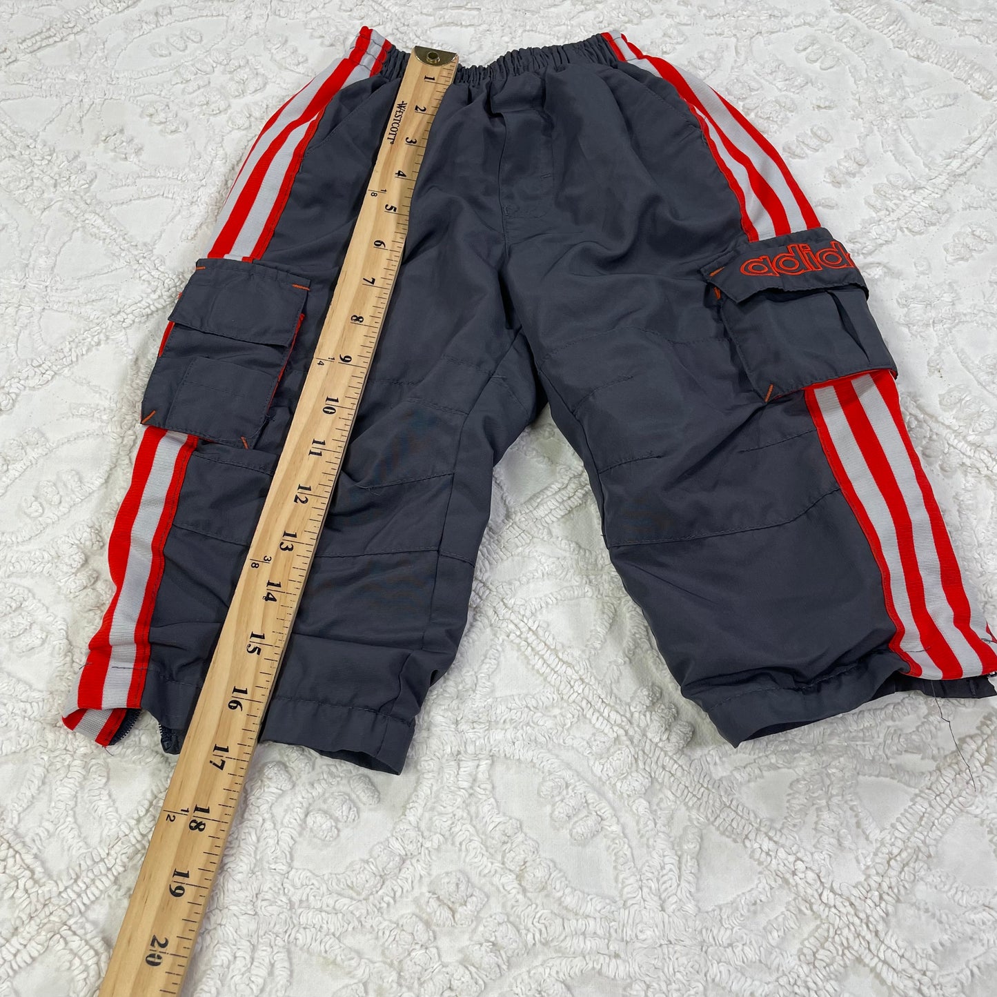 Y2K Adidas Windbreaker Pants - 2T